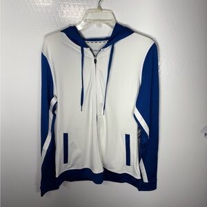 Asics White and Blue Athletic Apparel 354